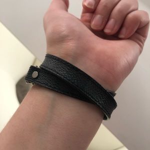 Louis Vuitton Graphite Damier Wrap Bracelet